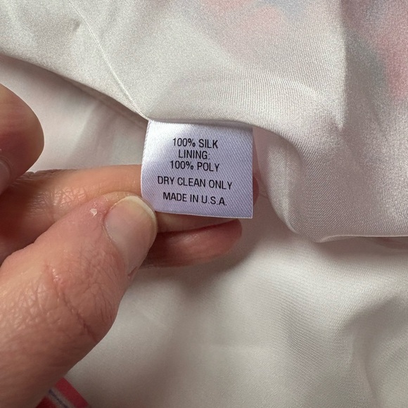 Alice & Trixie Pink Bell Silk Sleeve Shift Dress Size Medium? - Picture 8 of 8